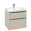 Картинка анонса товара «тумба под раковину villeroy &amp; boch subway 3.0 cashmere grey / cashmere grey c57601vn»