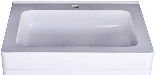 Тумба под раковину Style Line Каре 60 (2 ящ.) Люкс белая, PLUS СС-00002265 Тумба под раковину Style Line Каре 60 (2 ящ.) Люкс белая, PLUS СС-00002265