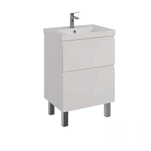 Тумба под раковину Lemark VEON 60 см подвесная/напольная, белый LM01V60T Тумба под раковину Lemark VEON 60 см подвесная/напольная, белый LM01V60T