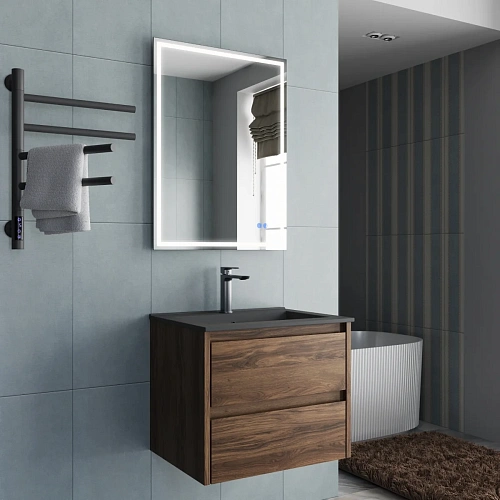 Тумба под раковину Vincea Gio 600 VMC-2G600CO подвесная, C.Oak Тумба под раковину Vincea Gio 600 VMC-2G600CO подвесная, C.Oak