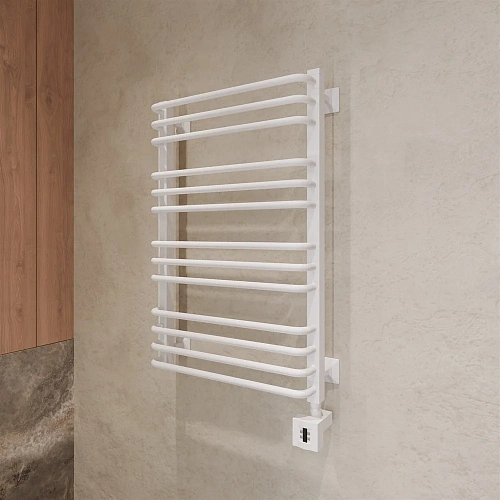 Полотенцесушитель электрический EWRIKA Кассандра Pd 80x50 R, белый 510502 Полотенцесушитель электрический EWRIKA Кассандра Pd 80x50 R, белый 510502