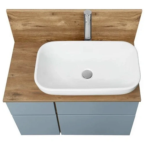 Тумба под раковину Aquaton Мишель 80 без столешницы, дуб рустикальный, фьорд 1A256801MIX30 Тумба под раковину Aquaton Мишель 80 без столешницы, дуб рустикальный, фьорд 1A256801MIX30