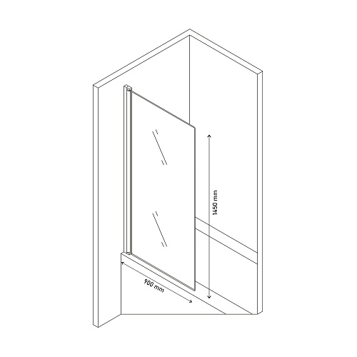 Шторка на ванну BERGES RIVER S 900 065012 Шторка на ванну BERGES RIVER S 900 065012