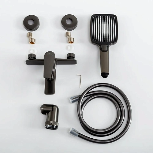 Смеситель для ванны CEZARES LINER-VD-GM оружейная сталь Смеситель для ванны CEZARES LINER-VD-GM оружейная сталь