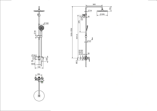 Душевая система Aquatek НИКА AQ2860CR хром Душевая система Aquatek НИКА AQ2860CR хром