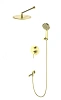 Душевая система Wonzon &amp; Woghand встраиваемая, брашированное золото (WW-88939017-BG)