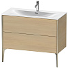 Тумба под раковину Duravit XVIU XV43030B171 напольная 101 см Средиземноморский дуб