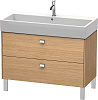 Картинка анонса товара «тумба под раковину duravit brioso br443601052 напольная 98 см европейский дуб»