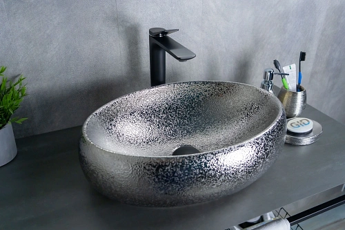 Раковина Gid 9030s 52235 накладная хром 48x34x15 Раковина Gid 9030s 52235 накладная хром 48x34x15