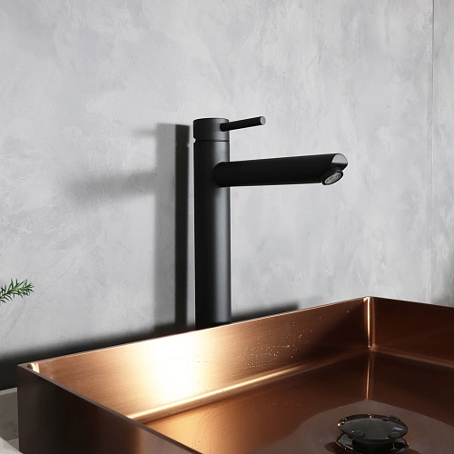 Смеситель для раковины Gid Berlin SS080-BM-D SS080BMD черный матовый Смеситель для раковины Gid Berlin SS080-BM-D SS080BMD черный матовый