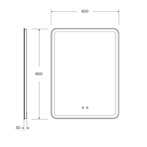 Зеркало BelBagno SPC-MAR-600-800-LED-TCH-SND 12W 220-240V 600x30x800 с подсветкой голосовым управлением и подогревом Зеркало BelBagno SPC-MAR-600-800-LED-TCH-SND 12W 220-240V 600x30x800 с подсветкой голосовым управлением и подогревом