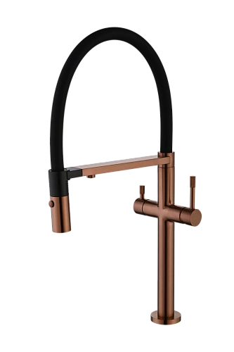 Смеситель для кухни Boheme Uno 115-BRB BRUSHED BRONZE c краном для питьевой воды Смеситель для кухни Boheme Uno 115-BRB BRUSHED BRONZE c краном для питьевой воды