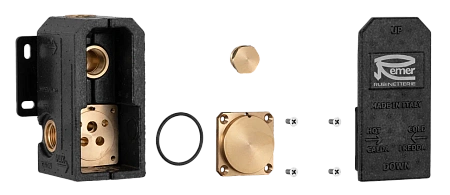 Скрытая часть смесителя Remer на 1-2 выхода RRBOX Скрытая часть смесителя Remer на 1-2 выхода RRBOX