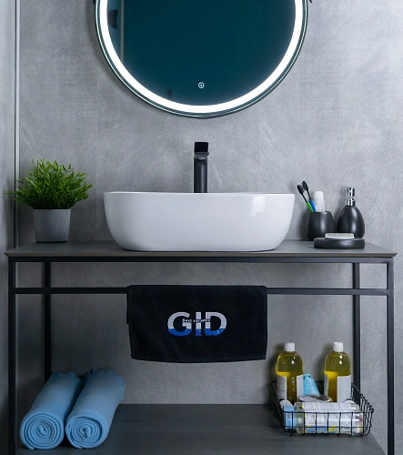 Раковина Gid D1302 51198 накладная белая 50x40x14 Раковина Gid D1302 51198 накладная белая 50x40x14