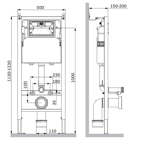 Инсталляция для унитаза AM.PM PrimeFit I012709Fit Инсталляция для унитаза AM.PM PrimeFit I012709Fit