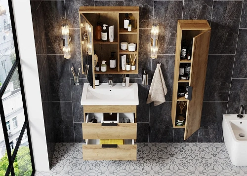 Шкаф-пенал Onika ЛЕГРАН 30.10 У дуб галифакс универсальный 403068 Шкаф-пенал Onika ЛЕГРАН 30.10 У дуб галифакс универсальный 403068