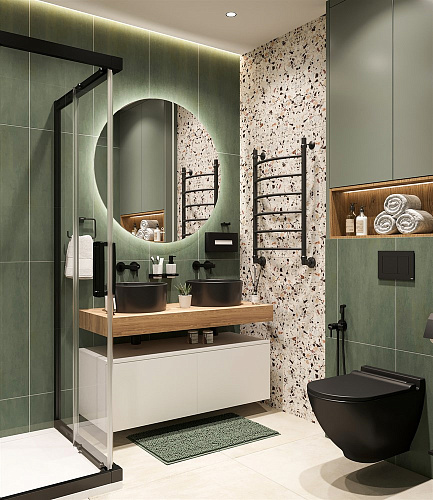 Столешница STWORKI Ольборг 120 дуб французский, без отверстий, 2 тумбы 60 + 2 раковины 483407 Столешница STWORKI Ольборг 120 дуб французский, без отверстий, 2 тумбы 60 + 2 раковины 483407