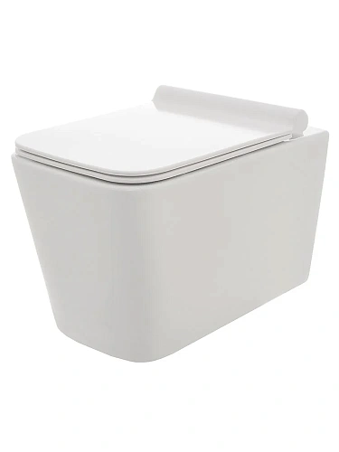 Унитаз подвесной AQUAme AQM2003 с сиденьем SoftClose, технология смыва Rimless, скрытый крепеж 530x3 Унитаз подвесной AQUAme AQM2003 с сиденьем SoftClose, технология смыва Rimless, скрытый крепеж 530x3