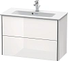 Тумба под раковину Duravit XSquare XS416602222 подвесная 81 см белая глянцевый