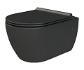 Унитаз подвесной Boheme NERO 961-SET-B с крышкой Унитаз подвесной Boheme NERO 961-SET-B с крышкой
