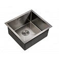 Кухонная мойка Milacio Denia 48 Steel (MC.77449) сталь воронёная Кухонная мойка Milacio Denia 48 Steel (MC.77449) сталь воронёная