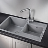 Кухонная мойка Granula 8201, АЛЮМИНИУМ, кварц 820x500 Кухонная мойка Granula 8201, АЛЮМИНИУМ, кварц 820x500