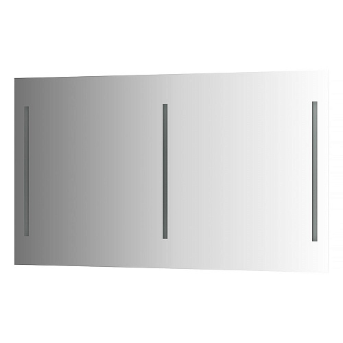Зеркало EVOFORM Ledline BY 2122 с 3-мя встроенными LED-светильниками 16 W 130х75 cм Зеркало EVOFORM Ledline BY 2122 с 3-мя встроенными LED-светильниками 16 W 130х75 cм