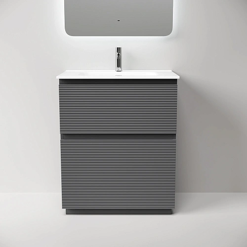 Тумба под раковину SANCOS Folk Floor FL70FGS 690х445х850 Grey soft, напольная Тумба под раковину SANCOS Folk Floor FL70FGS 690х445х850 Grey soft, напольная