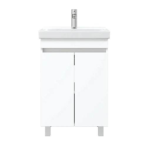 Тумба под раковину Onika Милтон Квадро 55 см 105561 напольная, белая (дляВизит 55) Тумба под раковину Onika Милтон Квадро 55 см 105561 напольная, белая (дляВизит 55)