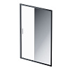 Картинка анонса товара «душевая дверь am.pm gem solo w90g-150-1-195bmir 150х195, стекло зеркальное, профиль черный матовый»