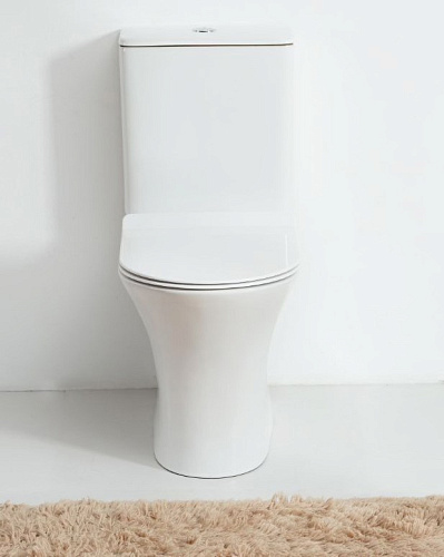 Унитаз напольный Orange C01-000W безободковый, сиденье с микролифтом Унитаз напольный Orange C01-000W безободковый, сиденье с микролифтом