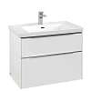Тумба под раковину Villeroy &amp; Boch Subway 3.0 с подсветкой Pure White / Pure White C574L0VF