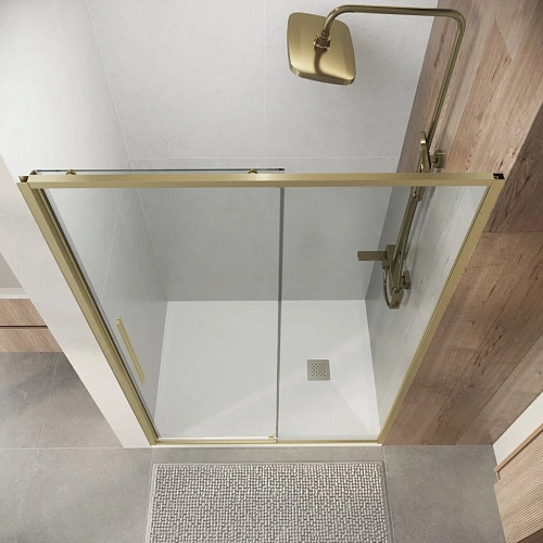 Душевая дверь Niagara Nova NG-44-13ASG (130х195) раздвижная, золото сатин, стекло прозрачное Душевая дверь Niagara Nova NG-44-13ASG (130х195) раздвижная, золото сатин, стекло прозрачное