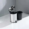 Ведро для мусора Aquatek AQ4991CR хром полированный Ведро для мусора Aquatek AQ4991CR хром полированный