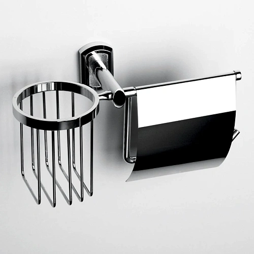 Держатель туалетной бумаги WasserKRAFT Oder K-3059 и освежителя хром Держатель туалетной бумаги WasserKRAFT Oder K-3059 и освежителя хром