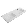 Картинка анонса товара «раковина cezares czr-8095-120-2 с двумя чашами белый 1210x460 керамика»