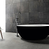 Ванна отдельностоящая ABBER AB9279MB 150x150 универсальная, черная матовая, акриловая Ванна отдельностоящая ABBER AB9279MB 150x150 универсальная, черная матовая, акриловая