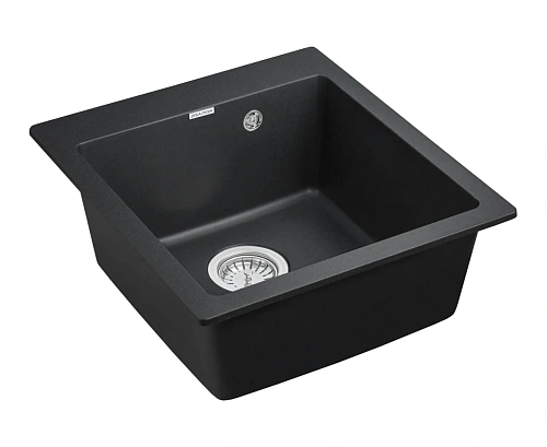 Кухонная мойка Paulmark KANTE 45 PM104651-AN, антрацит, 460х510 мм Кухонная мойка Paulmark KANTE 45 PM104651-AN, антрацит, 460х510 мм
