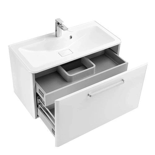 Тумба под раковину Aquaton Валенсия 90 белый жемчуг 1A123501VAG30 Тумба под раковину Aquaton Валенсия 90 белый жемчуг 1A123501VAG30