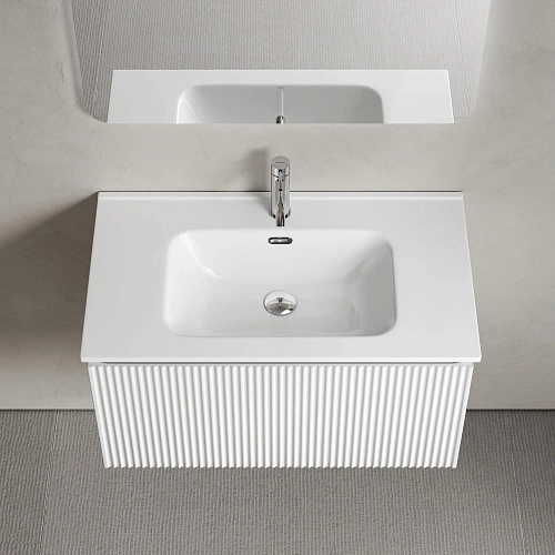 Тумба под раковину SANCOS Snob SNR1.080W R 1.0 790х445х406 Bianco подвесная Тумба под раковину SANCOS Snob SNR1.080W R 1.0 790х445х406 Bianco подвесная