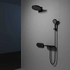 Душевая система Vincea Futura VSFW-2F12TMB термостатический встраиваемая, 3 режима, черный матовый