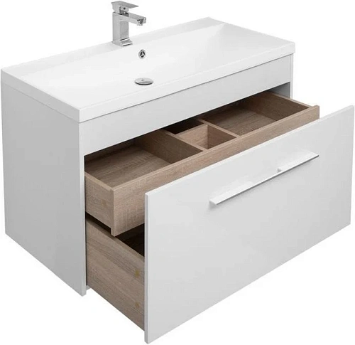 Комплект мебели Aquanet Августа 100 белый 00225238 Комплект мебели Aquanet Августа 100 белый 00225238