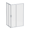 Картинка анонса товара «душевой уголок am.pm gem w90g-403-120290-mt 120x90 хром матовый, стекло прозрачное»