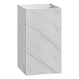 Детальная картинка товара «раковина boheme cube 802-clct напольная corian 480x480x850 calacatta»