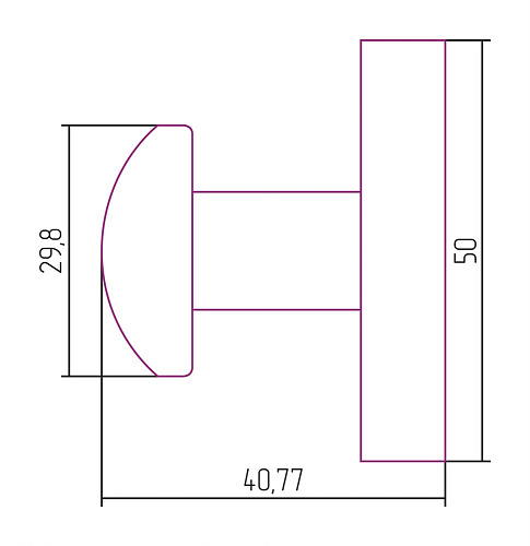 Крючок Сунержа Сфера настенная (L 50) 7031-3006-0000 RAL 7031 Сине-серый Крючок Сунержа Сфера настенная (L 50) 7031-3006-0000 RAL 7031 Сине-серый