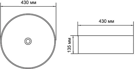 Раковина Aquanet Moon-1-MB 41,5 накладная, черная MOON-1-MB Раковина Aquanet Moon-1-MB 41,5 накладная, черная MOON-1-MB