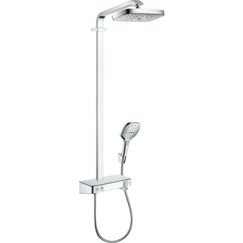 Душевая система Hansgrohe Raindance Select E Showerpipe 300 2jet EcoSmart 9 л/мин., ShowerTablet Sel 27283000. Душевая система Hansgrohe Raindance Select E Showerpipe 300 2jet EcoSmart 9 л/мин., ShowerTablet Sel 27283000.