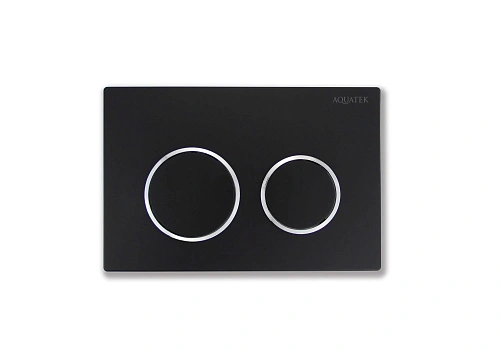 Клавиша смыва Aquatek TDI-0000003 (007D) Small черная матовая ободок хром (клавиши круглые) для INS-0000018 с верхней кнопкой смыва Клавиша смыва Aquatek TDI-0000003 (007D) Small черная матовая ободок хром (клавиши круглые) для INS-0000018 с верхней кнопкой смыва