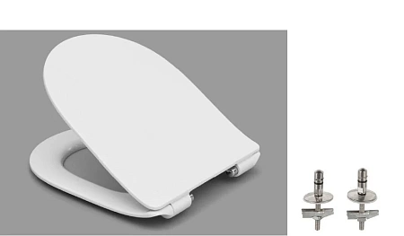 Крышка-сиденье Roca Leon Soft Close ZRU9302943 с микролифтом Крышка-сиденье Roca Leon Soft Close ZRU9302943 с микролифтом