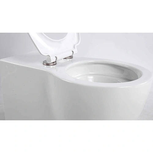 Унитаз подвесной Aquatek AQ2212-00 690x380x360 для людей с ограниченными возможностями с сиденьем Унитаз подвесной Aquatek AQ2212-00 690x380x360 для людей с ограниченными возможностями с сиденьем